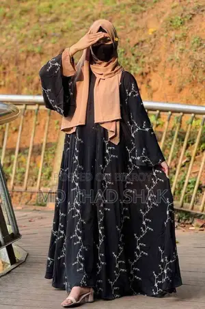 Rajkumari Koti Embroidery Burqa