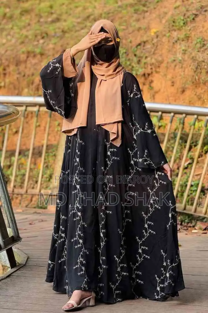 Rajkumari Koti Embroidery Burqa