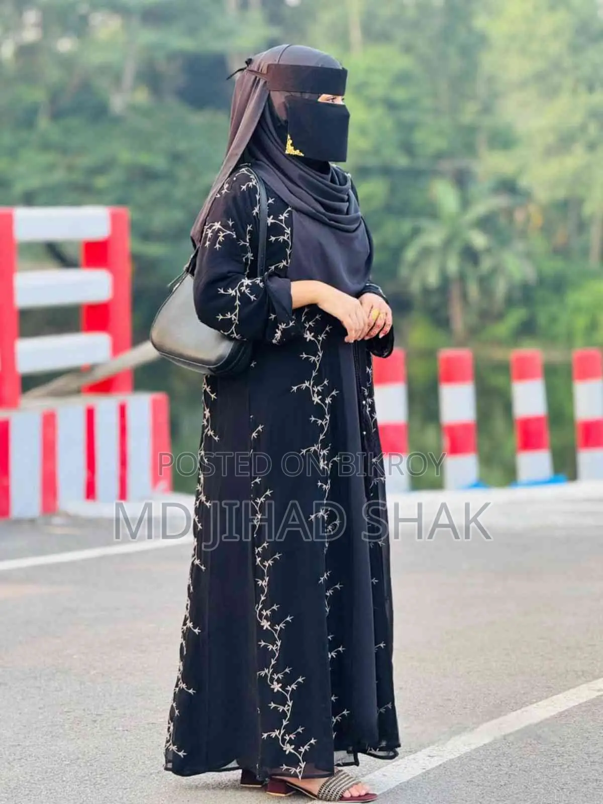Rajkumari Koti Embroidery Burqa