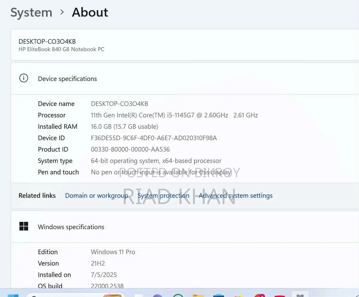 Laptop for Sale
