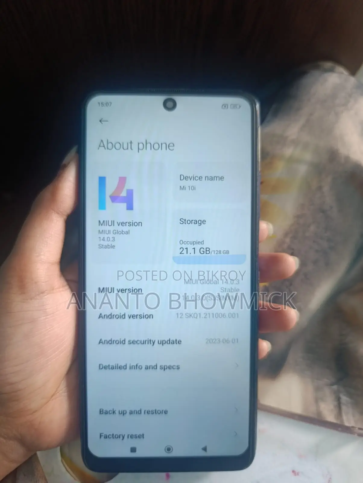 Xiaomi 10i 5g (Used)