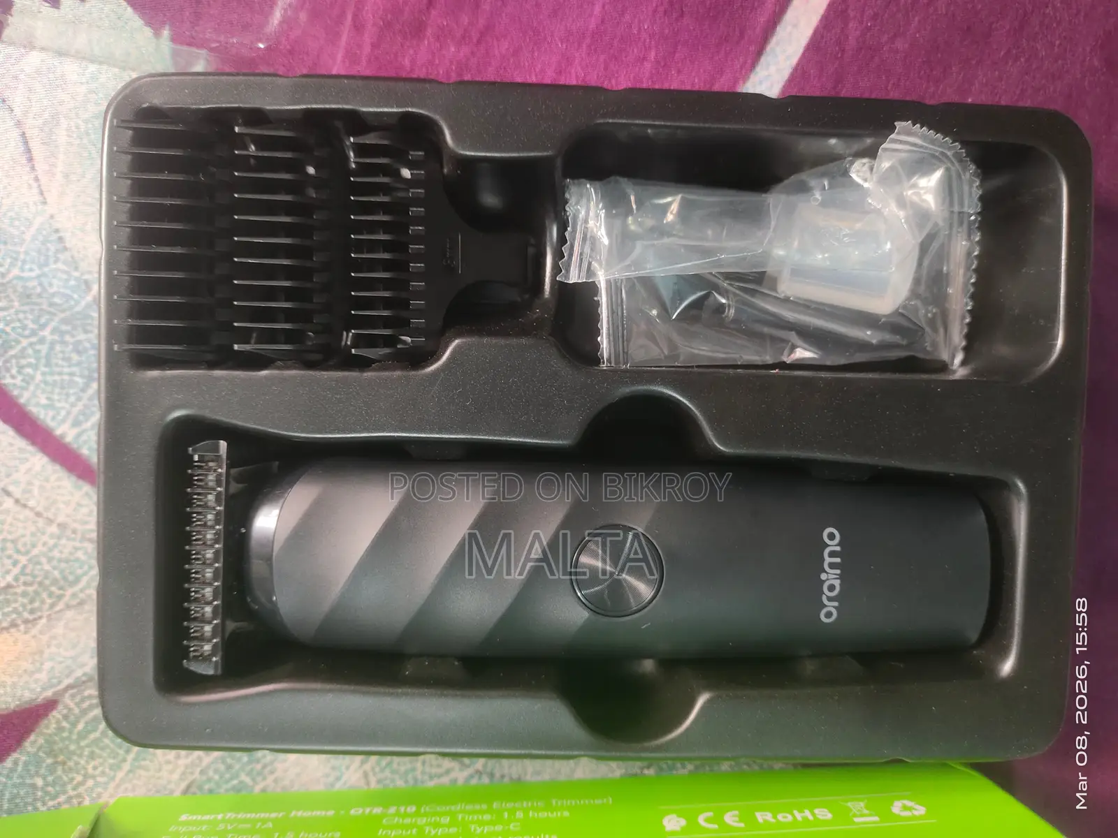Oraimo Smart Trimmer Cordless Powerful Electric
