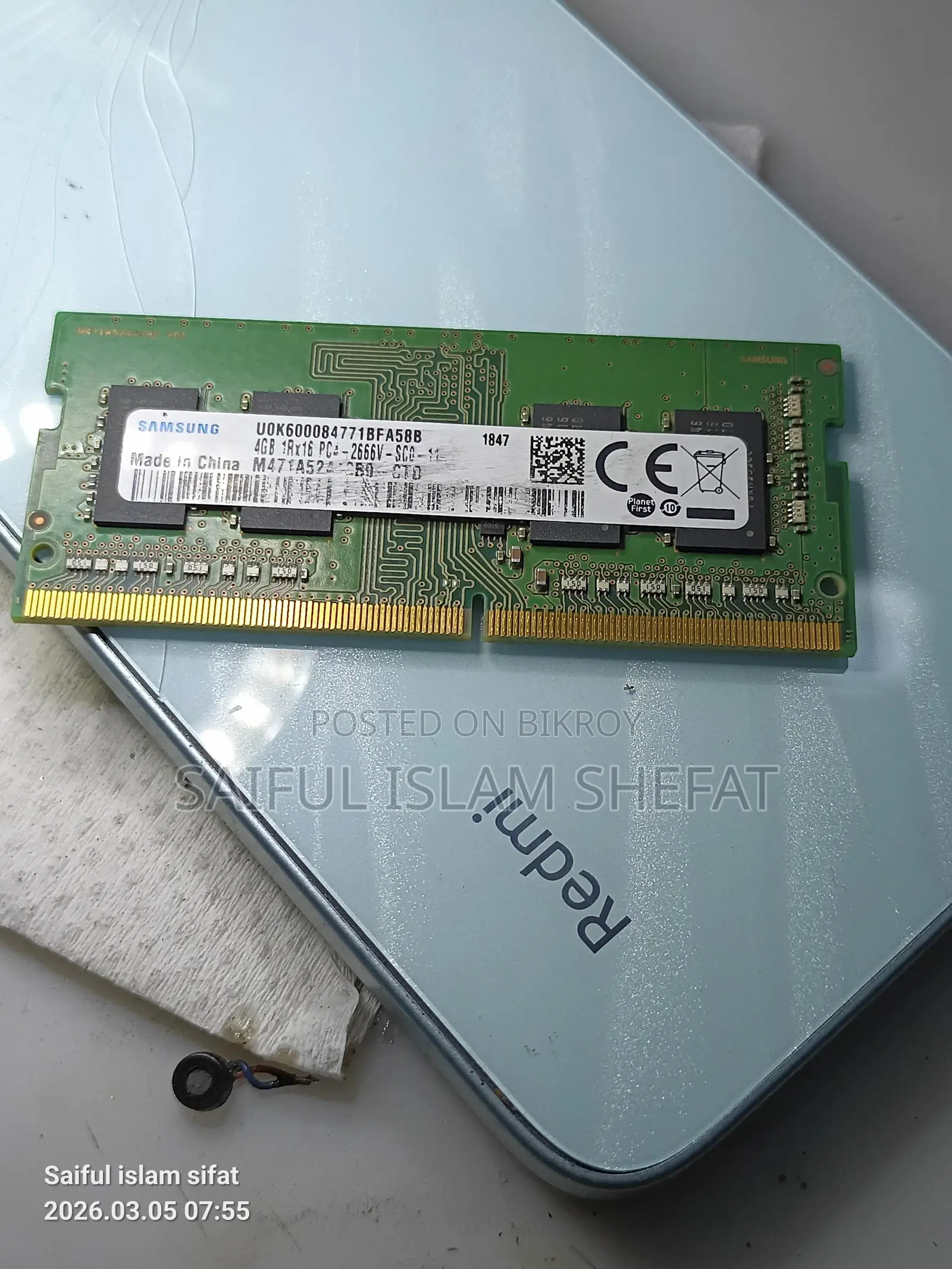 Samsung 4GB 1Rx16PC4-2666vsco-11