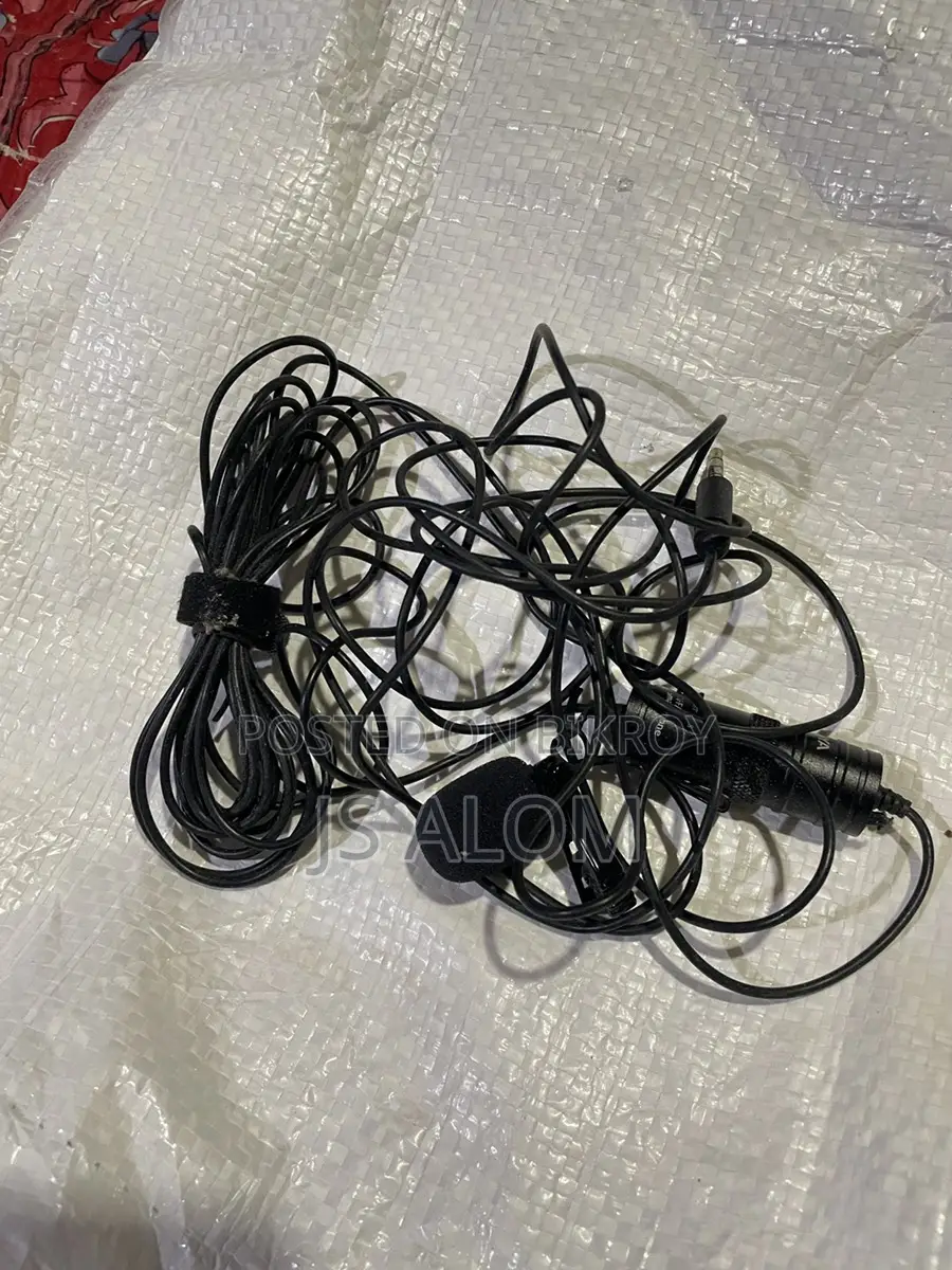 3.5mm wired lavalier lapel microphone