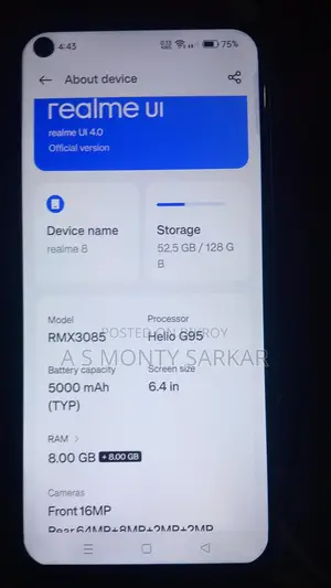 Realme 8 (ব্যবহৃত)