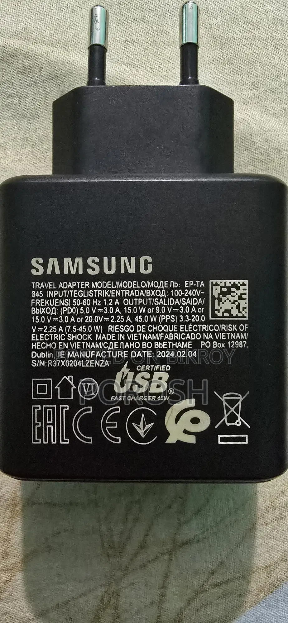 45W Charger for S24 Ultra