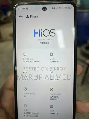 Tecno Spark 20c (Used)