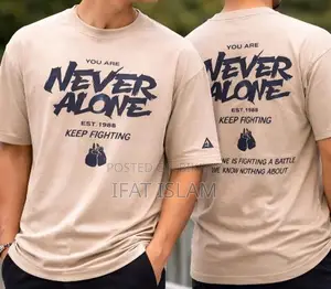 Cotton Drop Shoulder Tshirt Cash on Delivery
