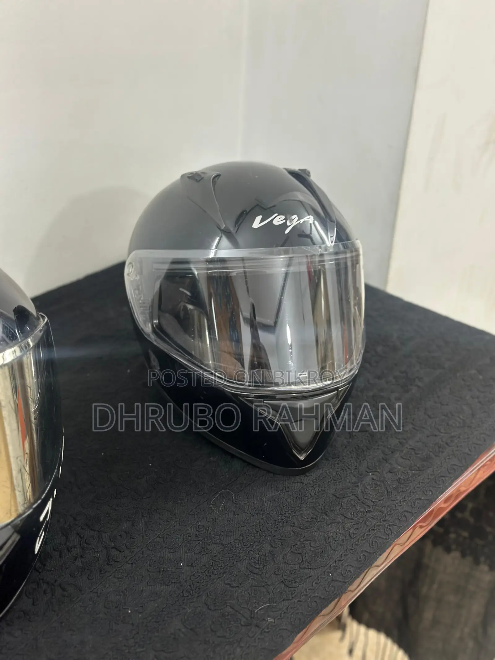 Vega and Studio Glossy Black Helmet