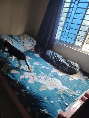 Bed with Mattress and Topper