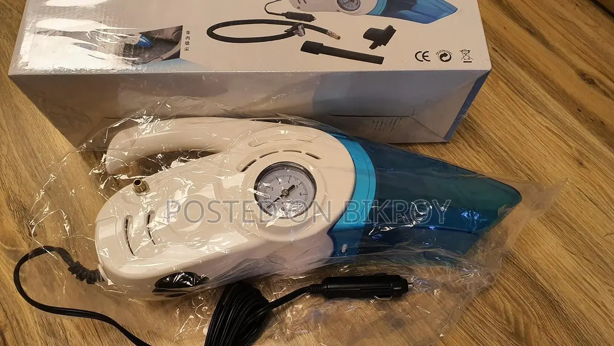 Car Vacuum Cleaner And Air Compressor