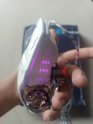 Mouse Rgb White Color Gaming