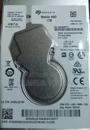 Seagate 1TB HDD