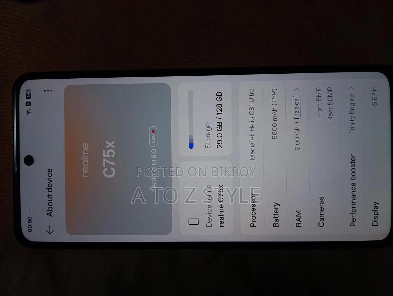 Realme C75X (Used)