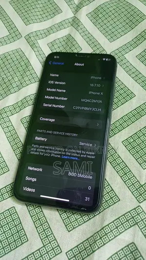 Apple iPhone X 64GB (Used)