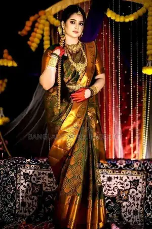 Kanjivaram Katan Saree with Blouse Piece