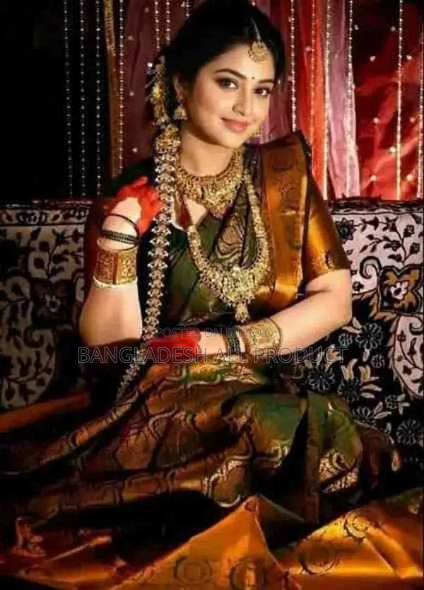 Kanjivaram Katan Saree with Blouse Piece