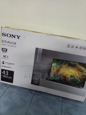 Sony Bravia Kd- 43x75k and Black berry gas stove Combo