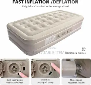 Inflatable Air Mattress Bed Built-in Ac Pump