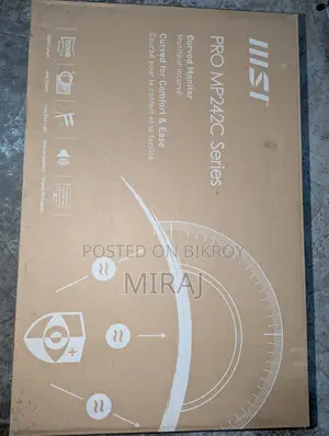 Msi Pro Mp242c 23.6" Fhd Curved Monitor With Built-in Speakers
