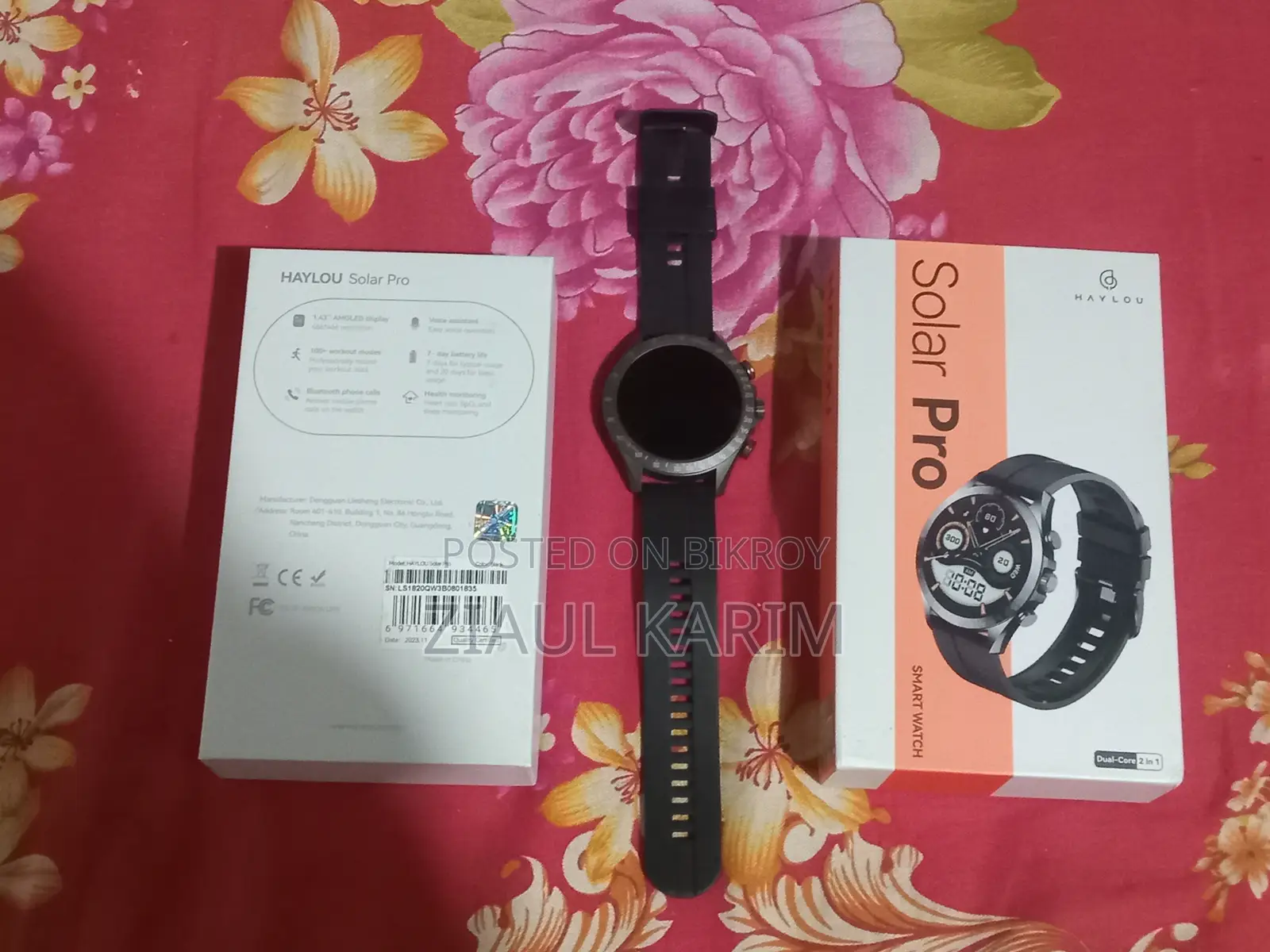 Haylou Solar Pro Smart Watch