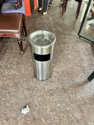 Used Stainless Steel (SS) Smoking Bin / Dustbin
