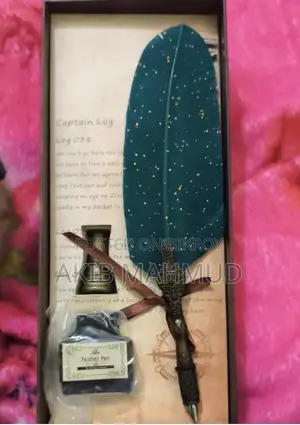 Vintage-style Feather Calligraphy Quill Pen Set