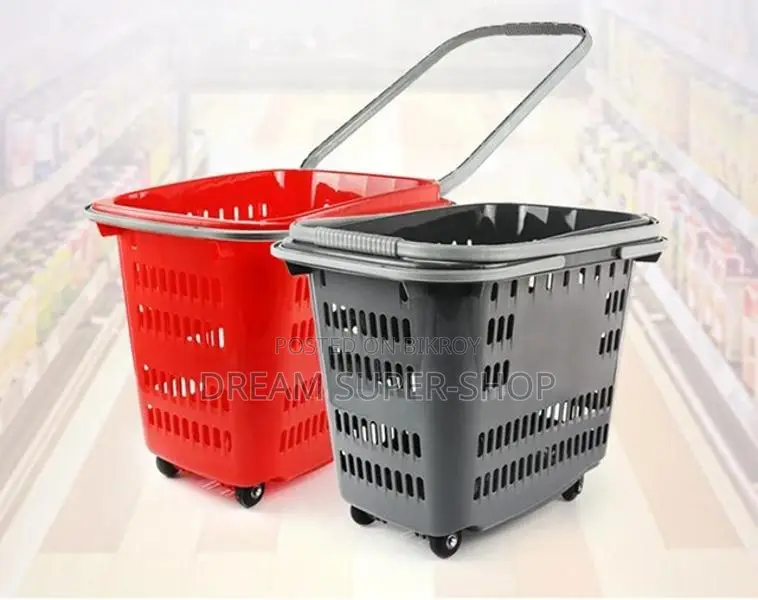 Plastic Trolley & Handy Basket