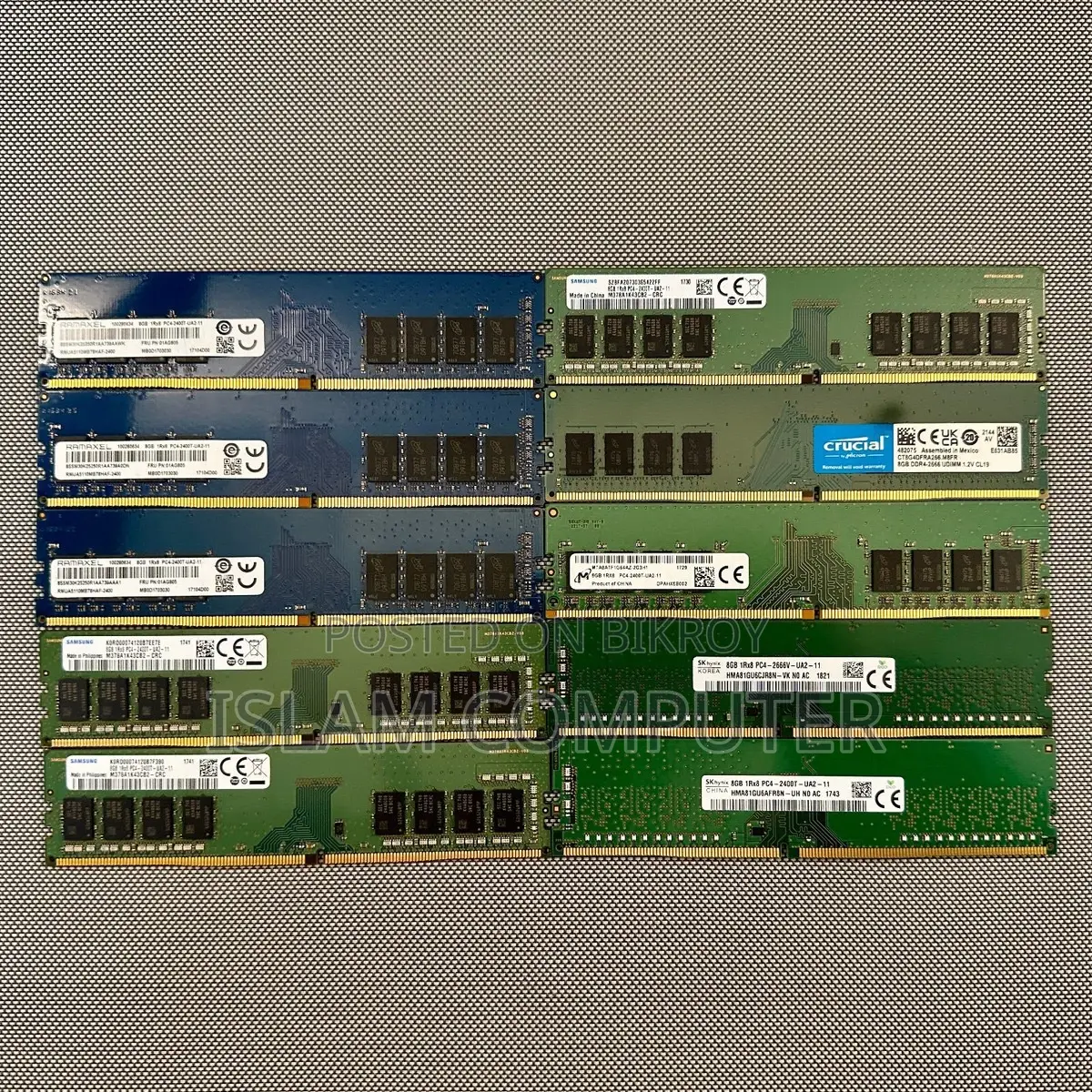 DDR4 4gb desktop ram Available for sale