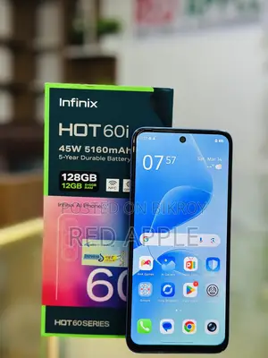 Infinix Hot 60i 6/128 GB Fullbox (Used)