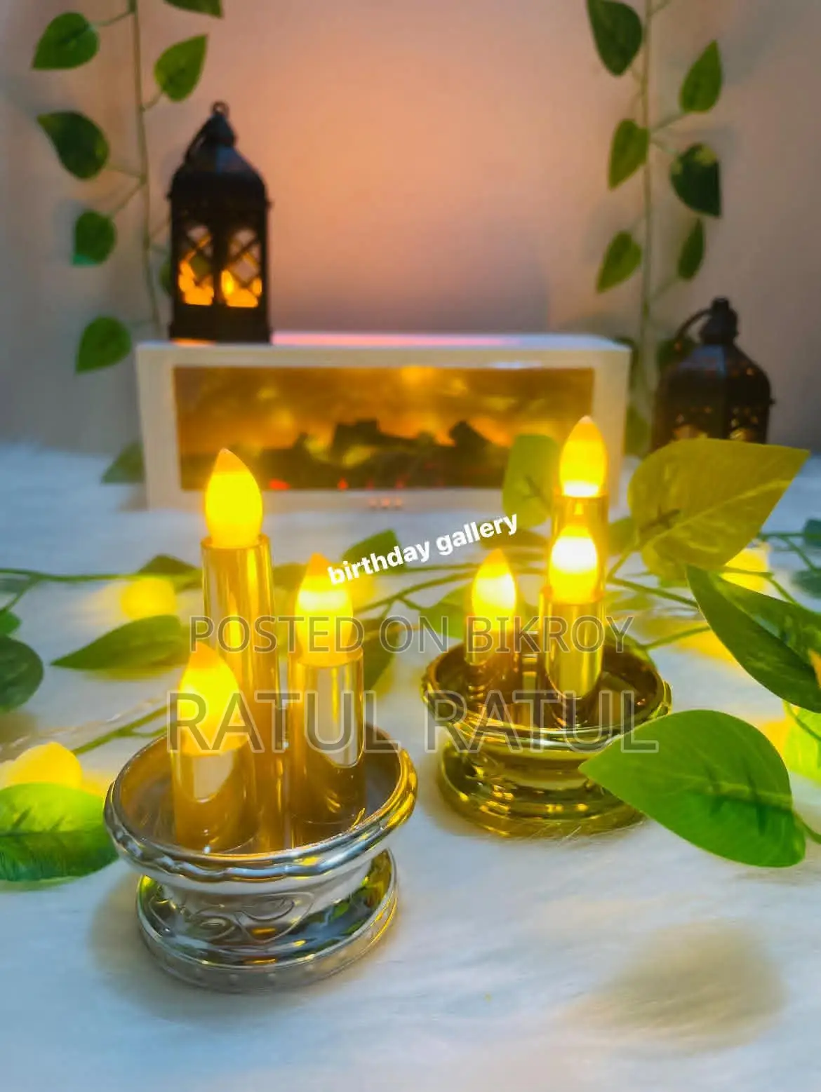 রমজানে ছোট আলোয় সাজানো মায়াবী এক সন্ধ্যা।