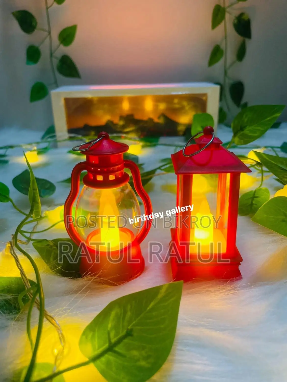 রমজানে ছোট আলোয় সাজানো মায়াবী এক সন্ধ্যা।
