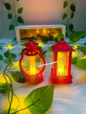 রমজানে ছোট আলোয় সাজানো মায়াবী এক সন্ধ্যা।