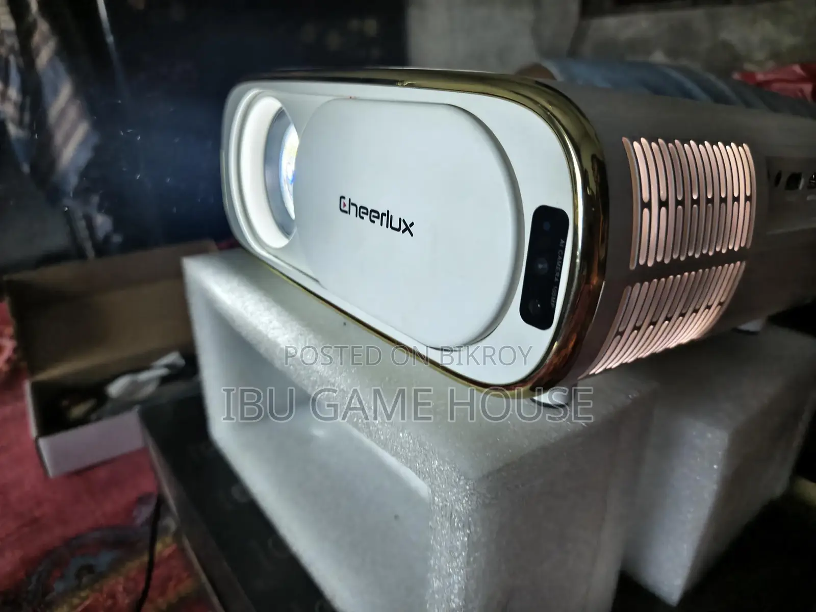TV with Cheerlux 16 Projector Fresh