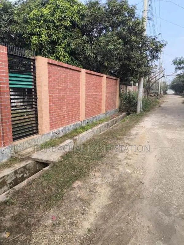 Sector: 25, Corner 7.5 Katha Plot on Main Road for Sale, RAJUK Purbachal