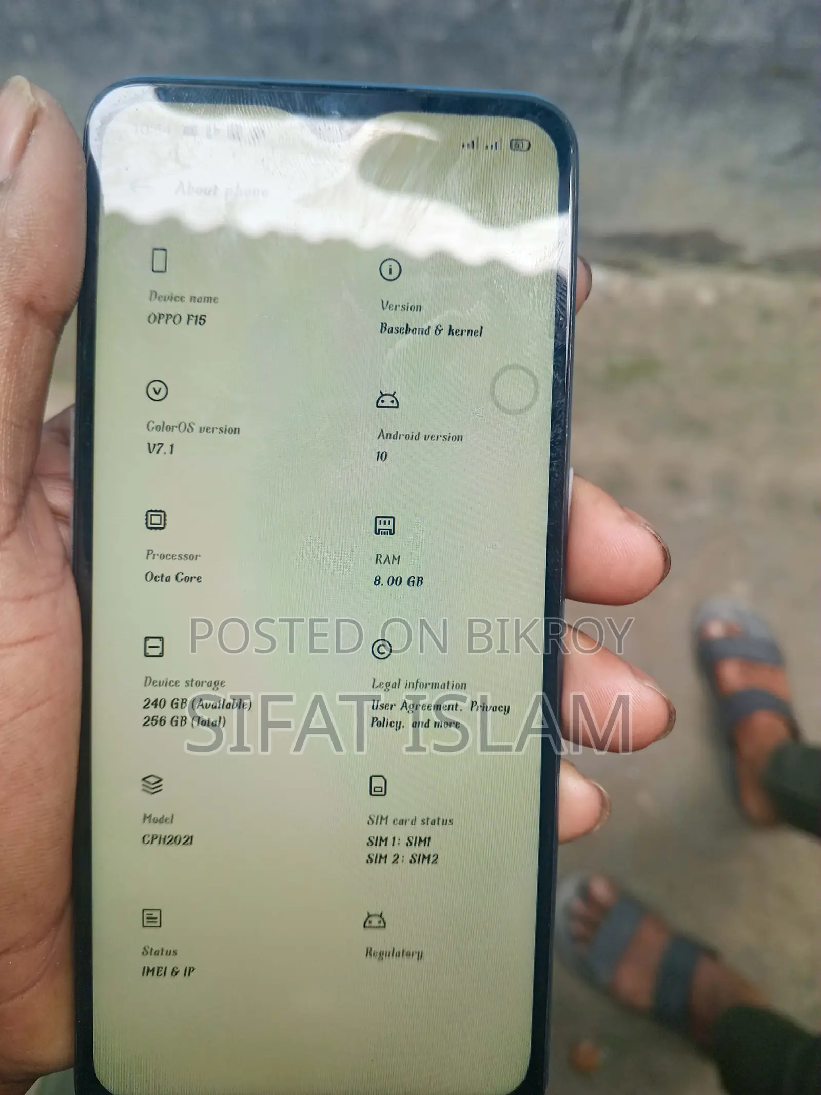 OPPO F15 . (Used)