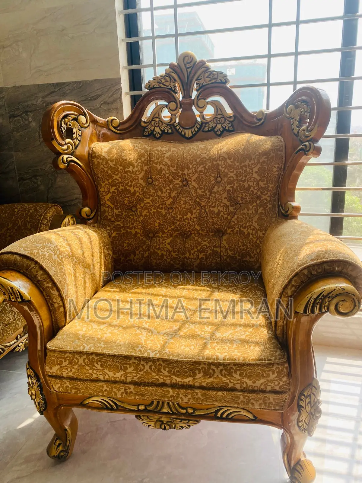 সেগুন কাঠের ভিক্টোরিয়ান সোফা ফর সেল