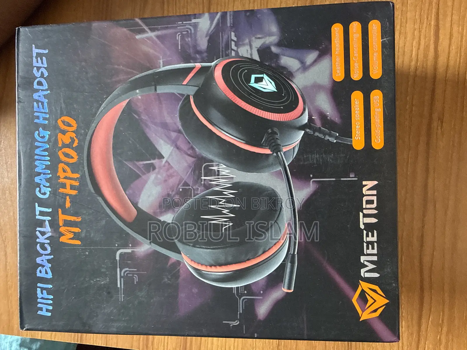Hifi Backlit Gaming Headset Mt-hp030