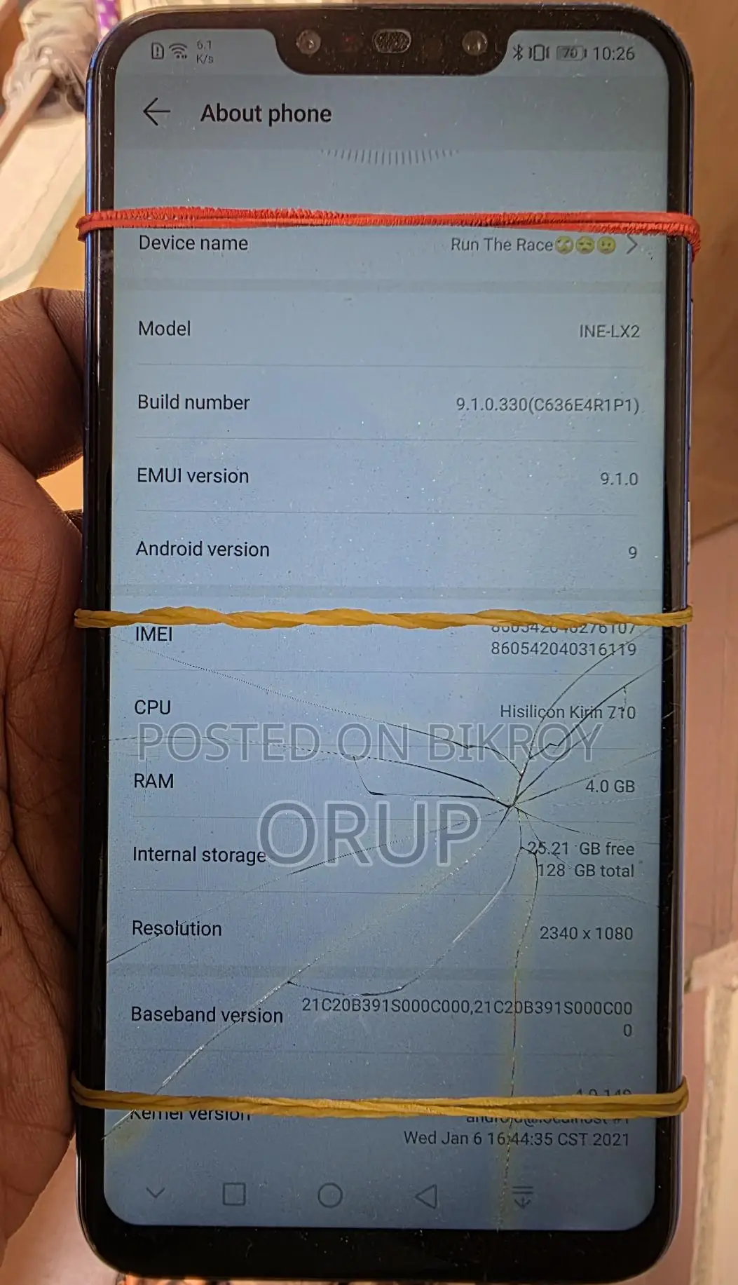 Huawei Nova 3i . (Used)