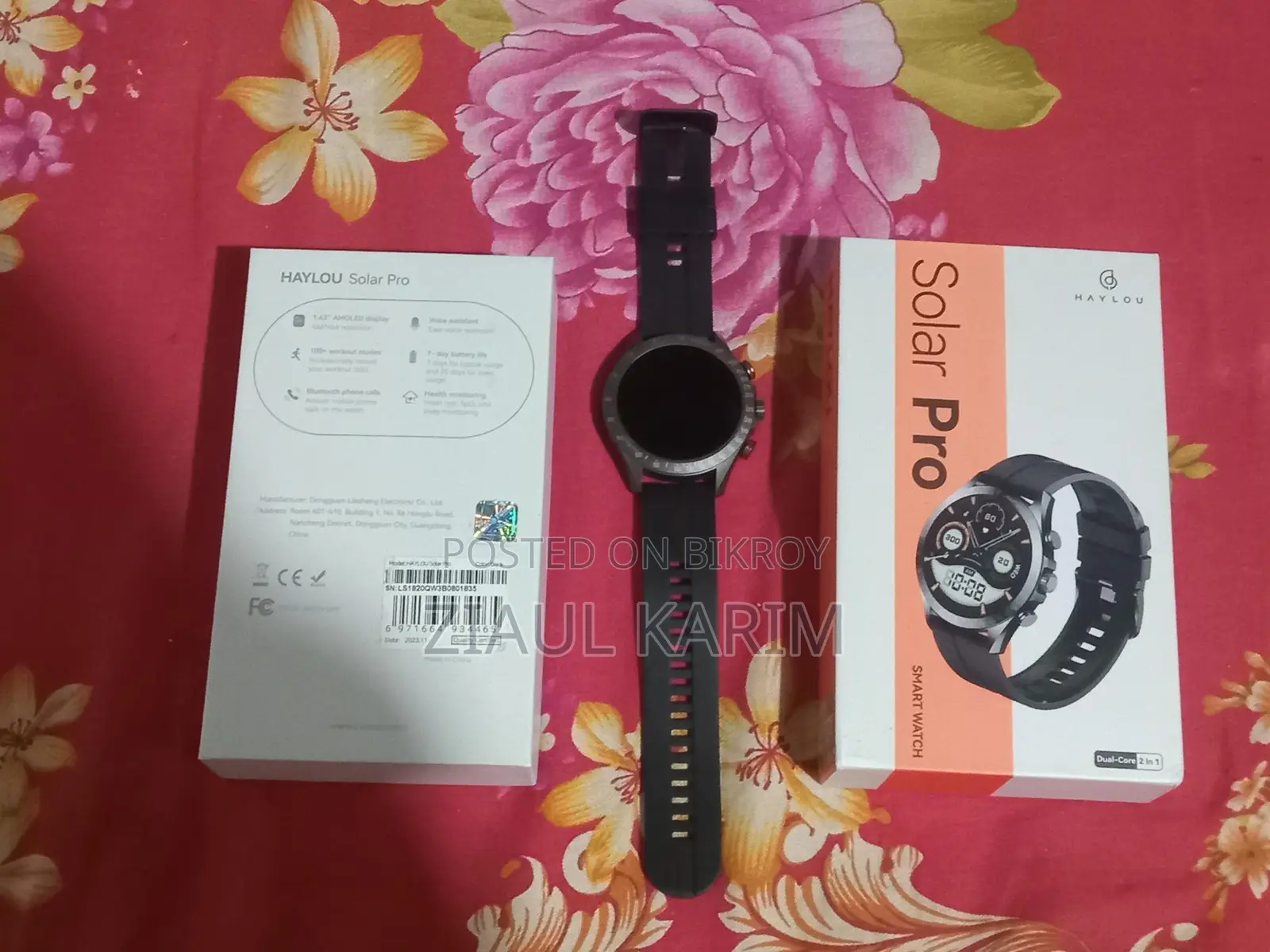 Haylo Solar Pro Smart Watch