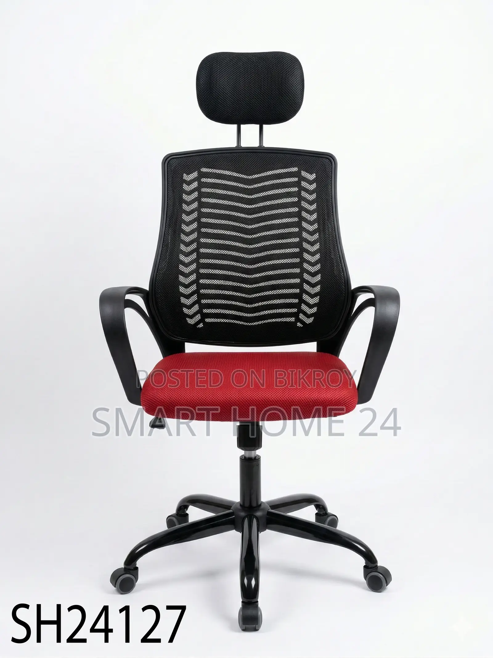 Mesh Office Chair with Headrest – Stylish Design & Long-Lasting Comfort