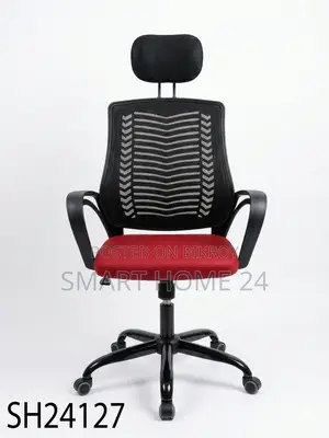 Mesh Office Chair with Headrest – Stylish Design & Long-Lasting Comfort