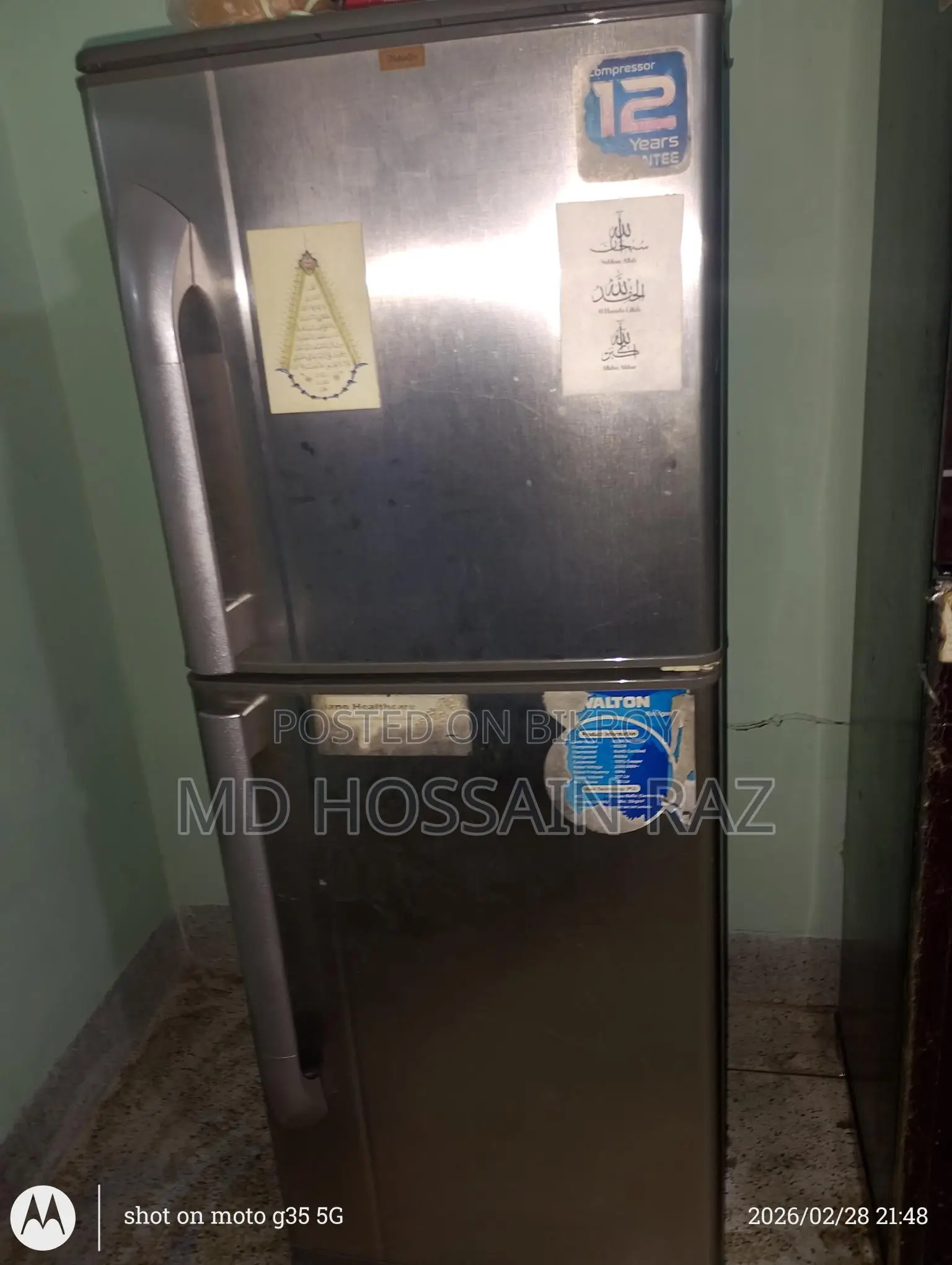 Fridge is in good condition, selling because I need money.