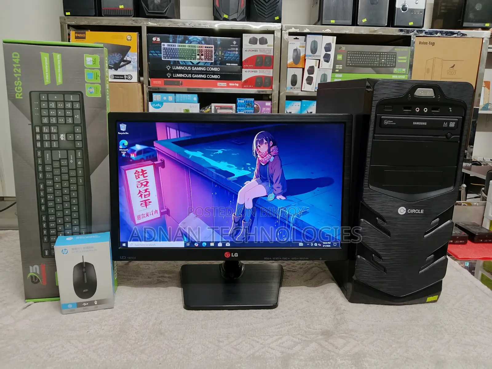 Desktop Computer 4GB Intel Core I3 HDD 500GB
