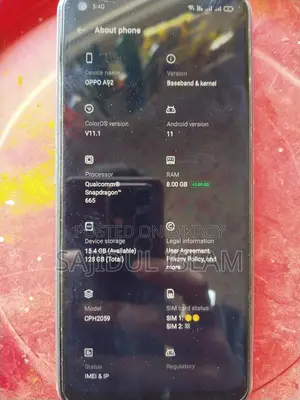 OPPO A92 . (Used)