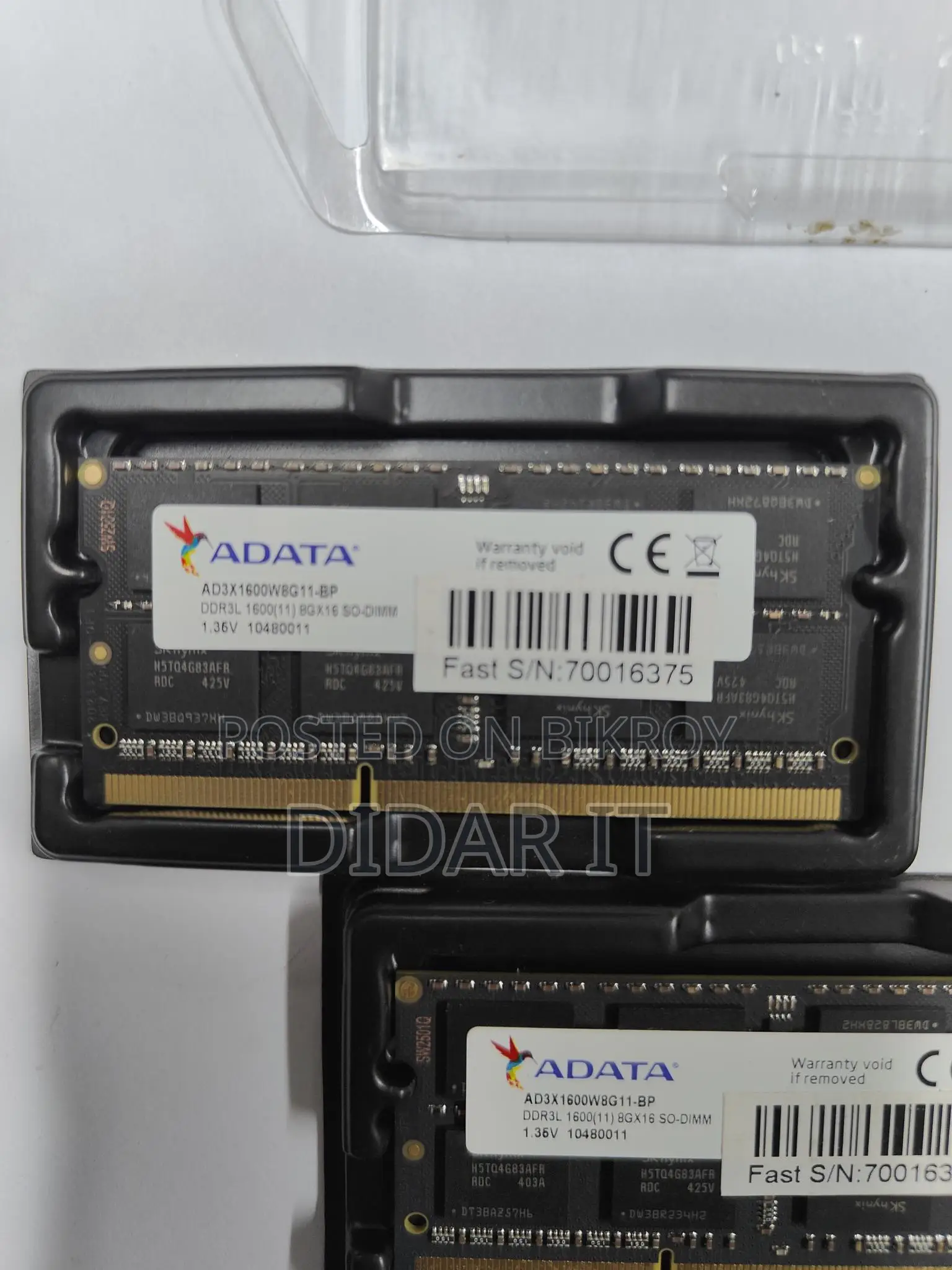 ADATA 8GB DDR3 Laptop RAM ফুরিয়ে যাওয়ার আগেই সংগ্রহ করুন
