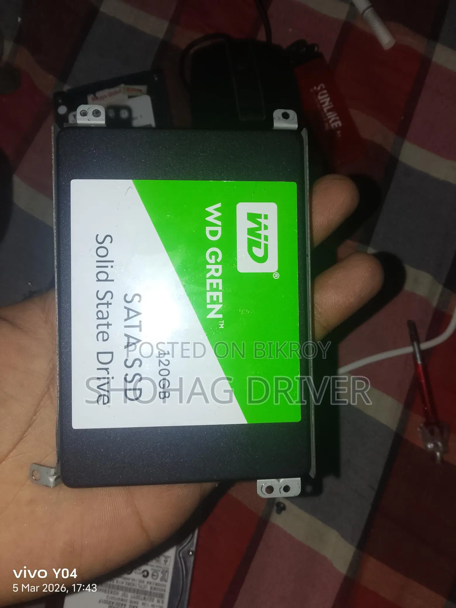100% health SSD, inbox if needed