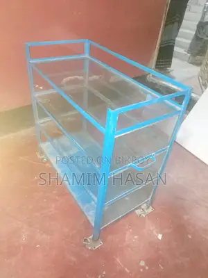 ভাজাপোড়া বিক্রি করার ৩ সেল বিশিষ্ট ট্রলি কাউন্টার একদম ফ্রেশ কন্ডি