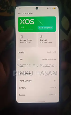 Infinix Note 50 (Used)