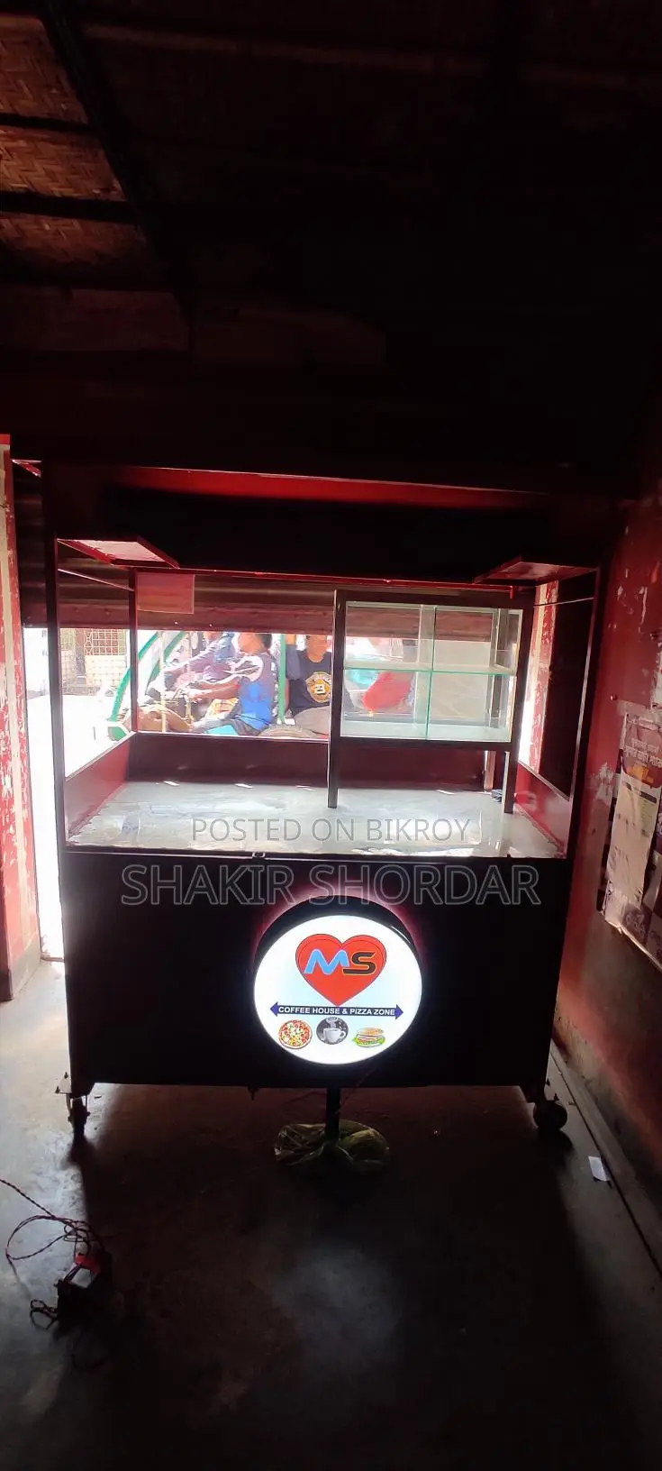 Food cart for sale.